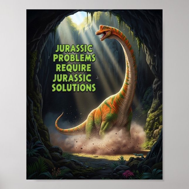 Poster Jurassic Problems (Frente)