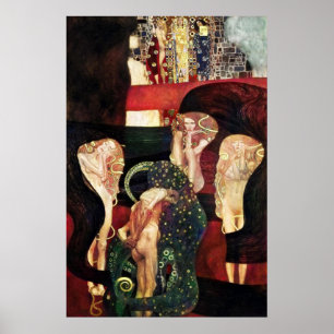Poster Jurisprudência — Gustav Klimt (AI Colorida)