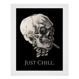 Póster Just Chill Skull 