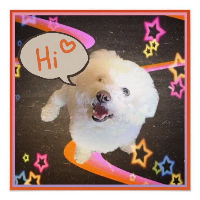 Póster Just Saying "Hi"  (Frente)