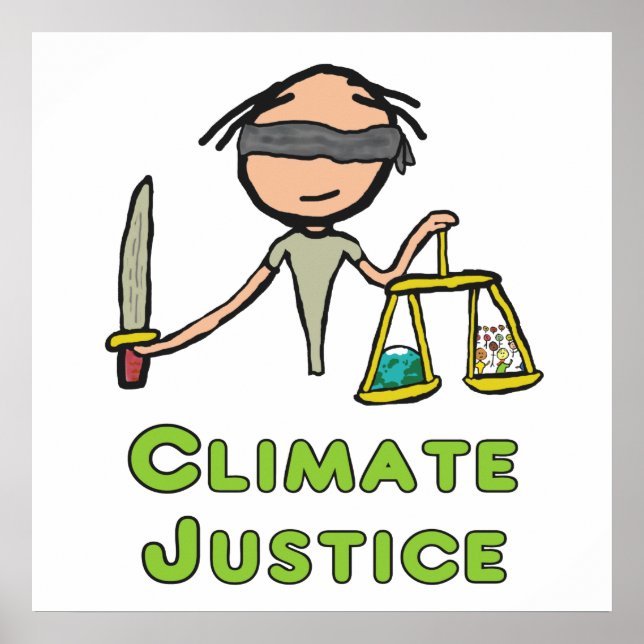 Poster Justiça climática (Frente)