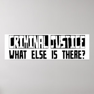 Póster Justiça Criminal O Que Mais Existe?