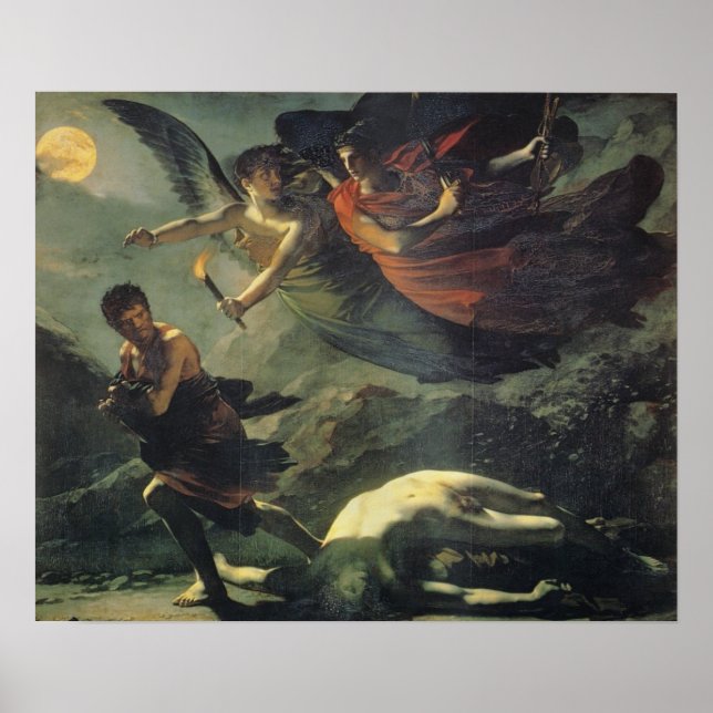 Póster Justiça E Vingança Divina Perseguindo O Crime (Frente)