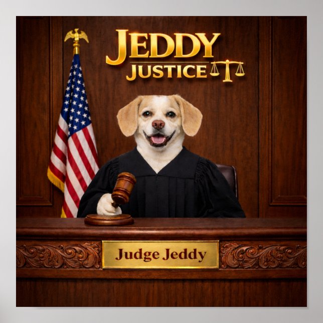 Poster "Justiça Jeddy" (Frente)