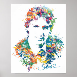 Póster Justin Trudeau Arte Digital