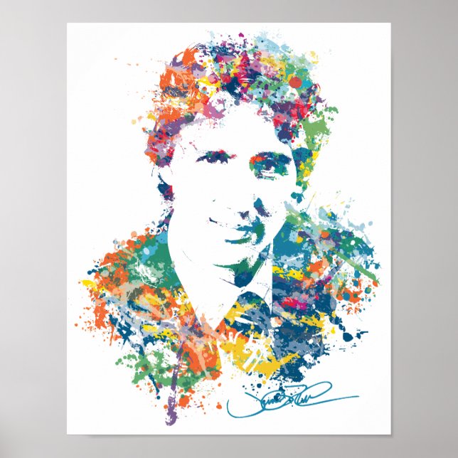 Póster Justin Trudeau Arte Digital (Frente)