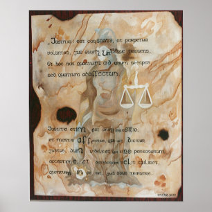 Poster justitia