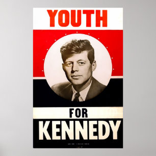 Póster Juventude para o Presidente John F. Kennedy