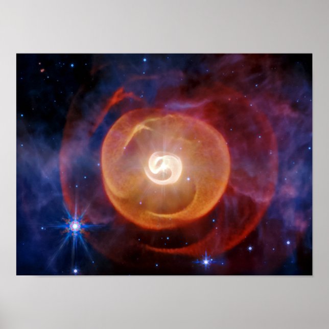 Poster JWST Dust Around Wolf-Rayet Stars Apep System (Frente)