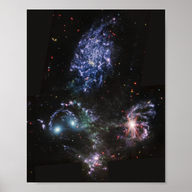 Poster JWST James Webb Telescópio Espacial Stephan's Quin (Frente)
