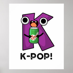 Poster K-Pop Cute Music Soda Pop Pun