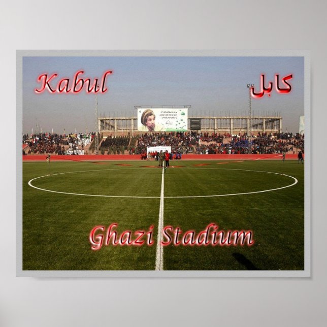 Poster Kabul - Estádio Ghazi - (Frente)