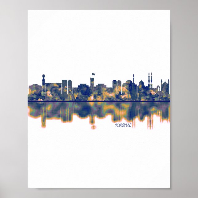 Poster Kabul Skyline (Frente)