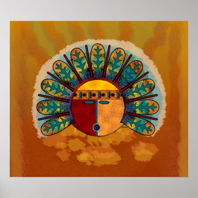 Póster Kachina Mask (Frente)