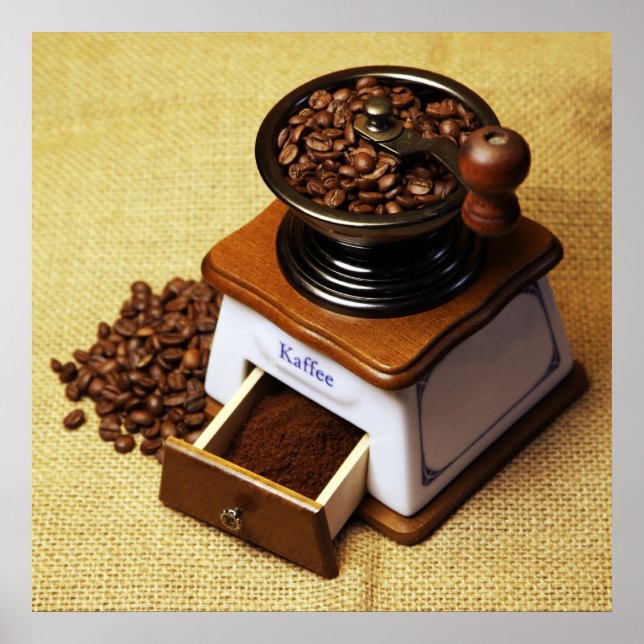 Poster Kaffeemühle (Frente)