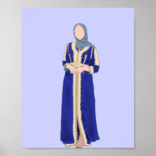 Poster Kaftan - Kaftan tradicional marroquino