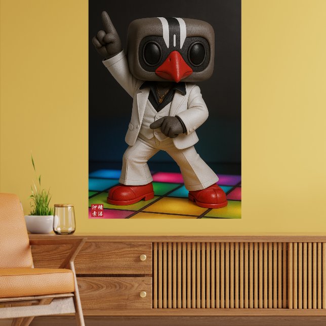 Poster Kagu Sábado Noite Fever Parody (Sala de Estar 2)