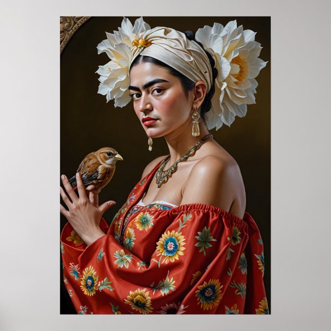 Poster Kahlo Portrait (Frente)
