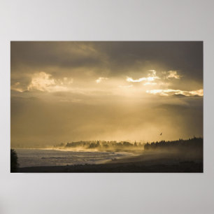 Póster Kaikoura, Nova Zelândia. Kaikoura é conhecida por