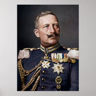 Poster Kaiser Wilhelm II 1908