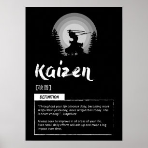 Poster Kaizen - Conceito Japonês Para O Sucesso