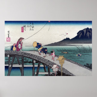 Poster Kakegawa, Ando Hiroshige