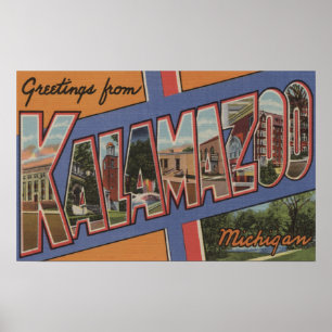 Poster Kalamazoo, Michigan - grandes cenas da letra