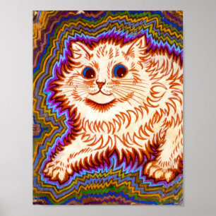 Poster Kaleidoscope Cat
