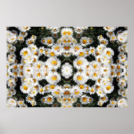 Póster Kaleidoscope Daisies