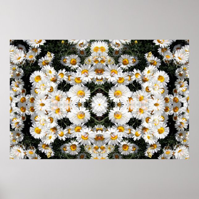 Póster Kaleidoscope Daisies (Frente)
