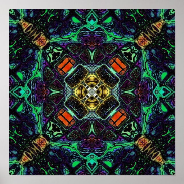 Poster Kaleidoscope of Colors (Frente)