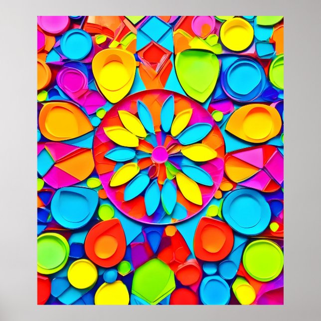 Poster Kaleidoscope Sinfonia Trabalho de arte (Frente)