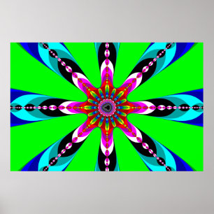 Póster Kaleidozone - Fractal