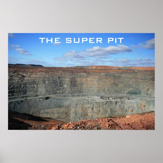 Póster Kalgoorlie Super Pit Mine (Frente)