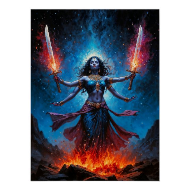 Póster Kali Ascendente (Frente)