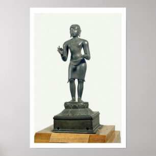 Póster Kali, Tamil Nadu, Chola atrasado (bronze)