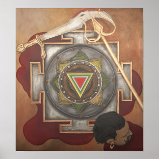 Póster Kali Yantra