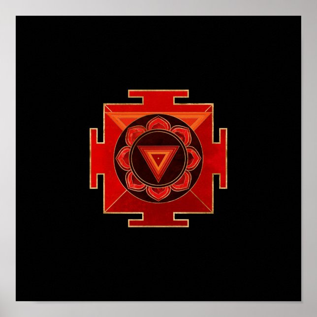 Poster Kali Yantra (Frente)