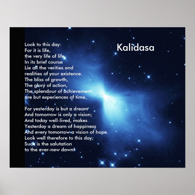 Póster Kalidasa Poem (Frente)