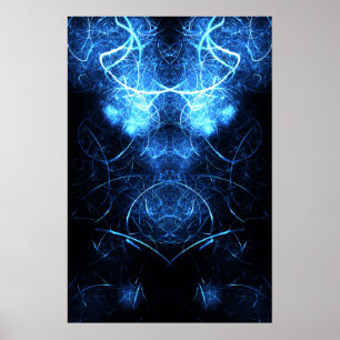 Poster Kaliverse Cartaz de Energia Elétrica Fractal