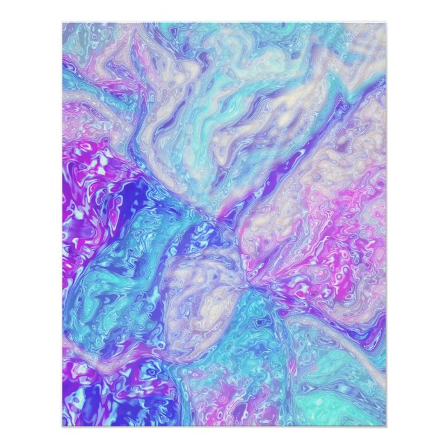 Póster Kaliverse Fluido Fractal #01 (Frente)