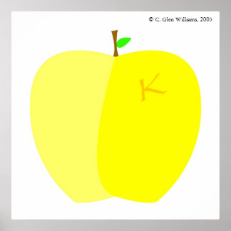 Póster Kallixti Apple