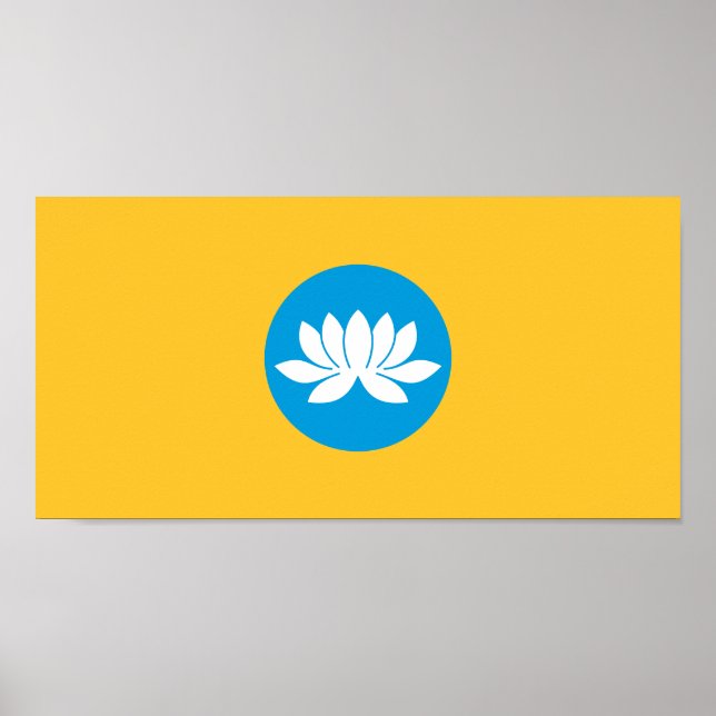 Poster Kalmykia Flag (Frente)