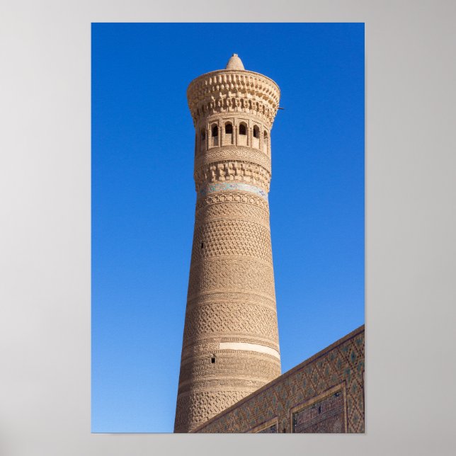 Poster Kalyan minaret - Bukhara, Usbequistão (Frente)