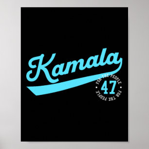 Poster Kamala Athletic Team 47º Presidente Para As Pessoa
