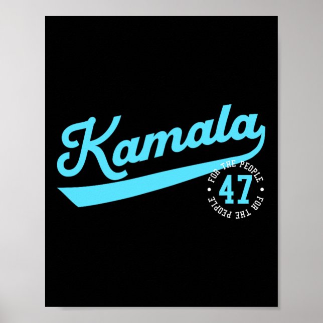 Poster Kamala Athletic Team 47º Presidente Para As Pessoa (Frente)