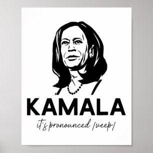 Poster Kamala é o Vice-presidente Harris