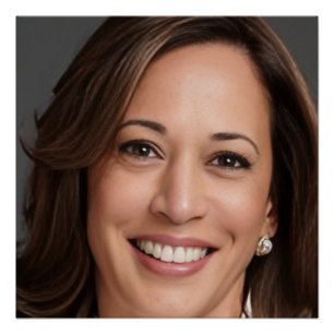 Póster Kamala Harris 2024 meu presidente é uma mulher neg