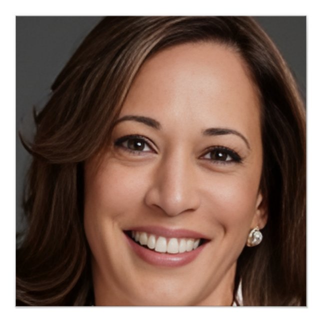Póster Kamala Harris 2024 meu presidente é uma mulher neg (Frente)