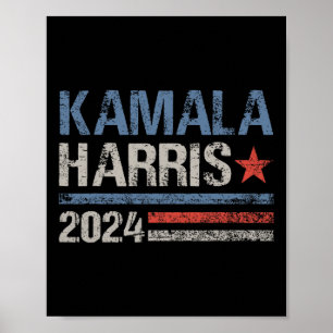 Poster Kamala Harris 2024 Para A Campanha Eleitoral Do Pr